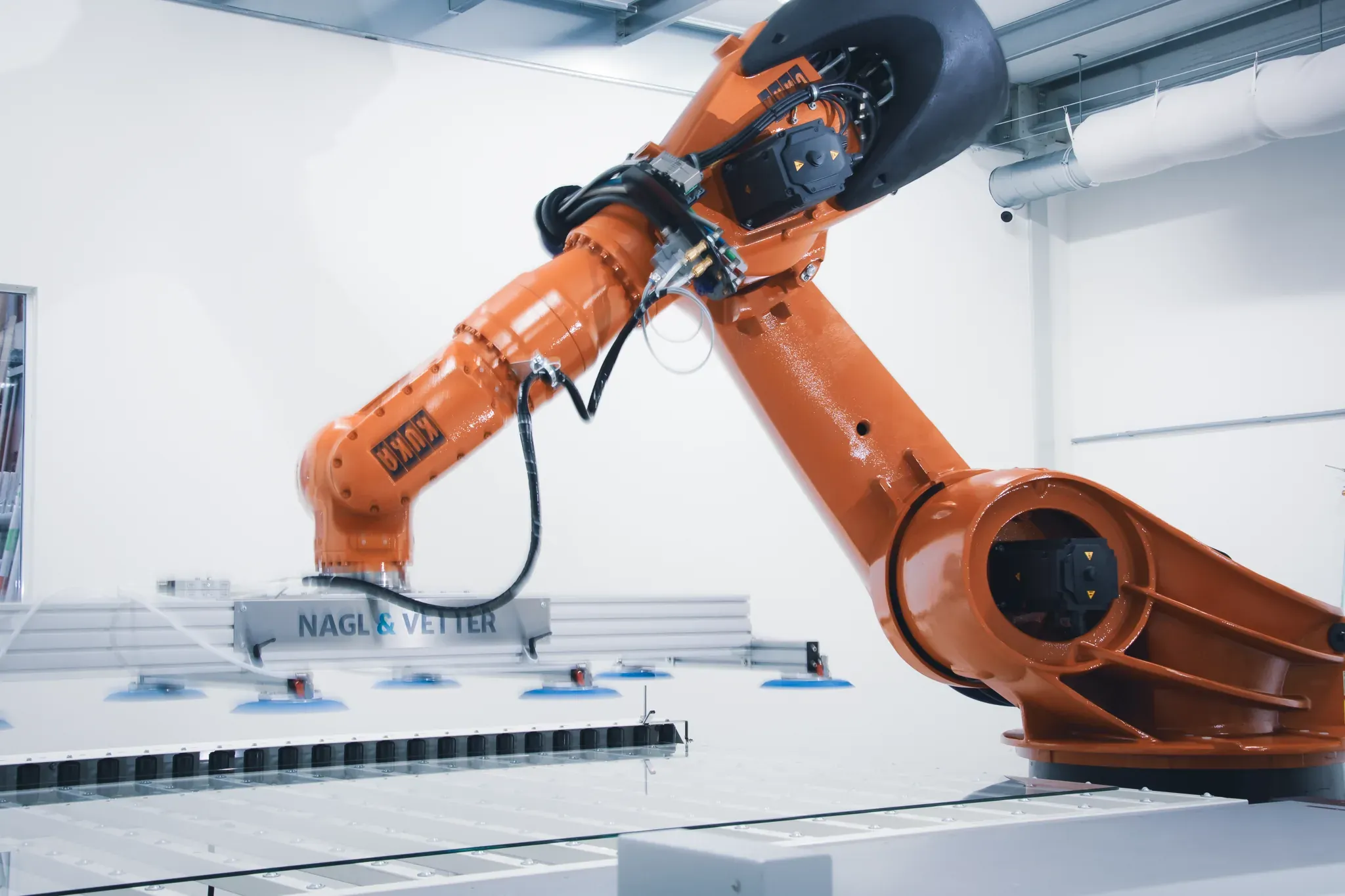 Automated industrial system with technical components