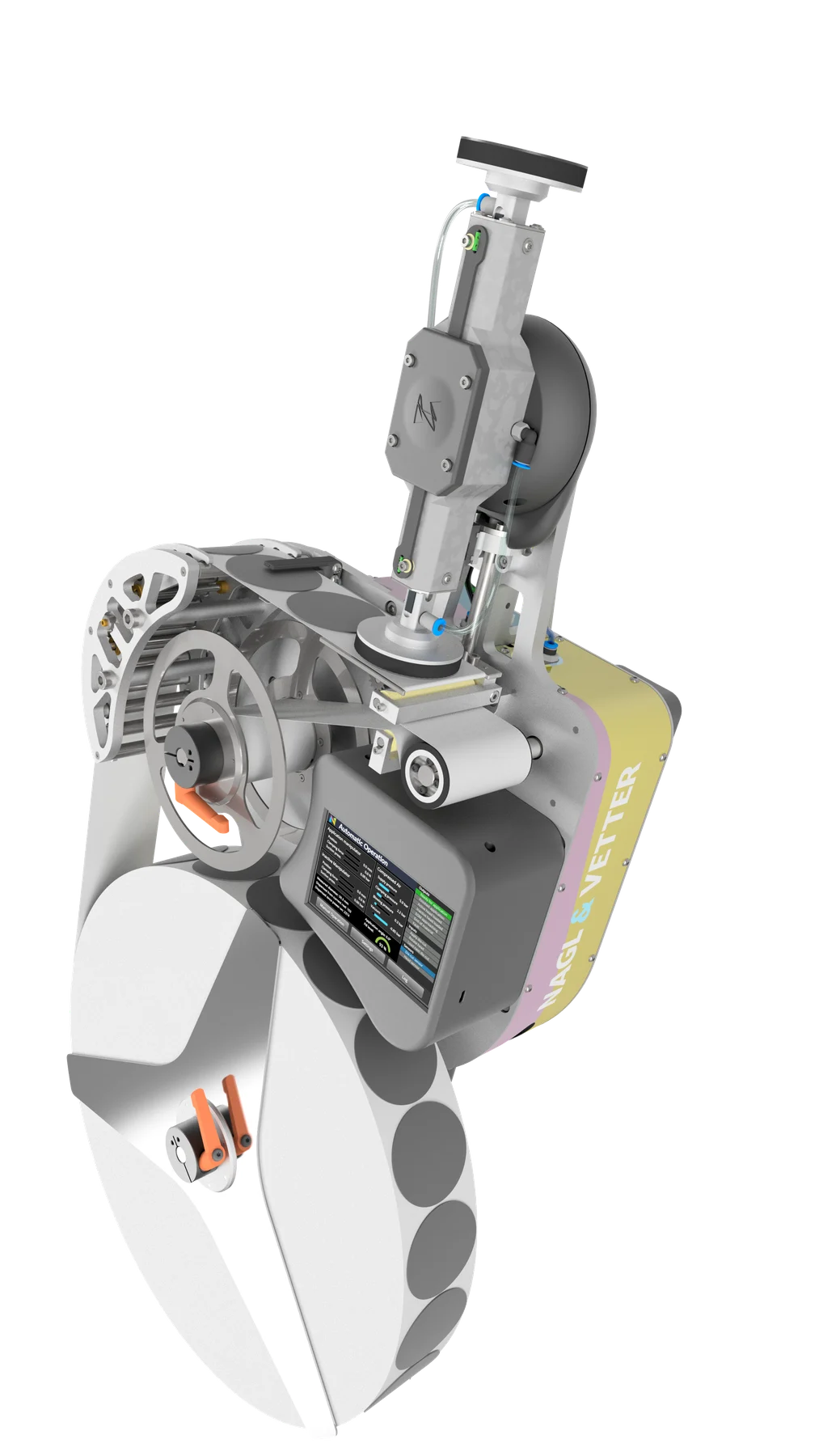 CAD view of the i-DCA system