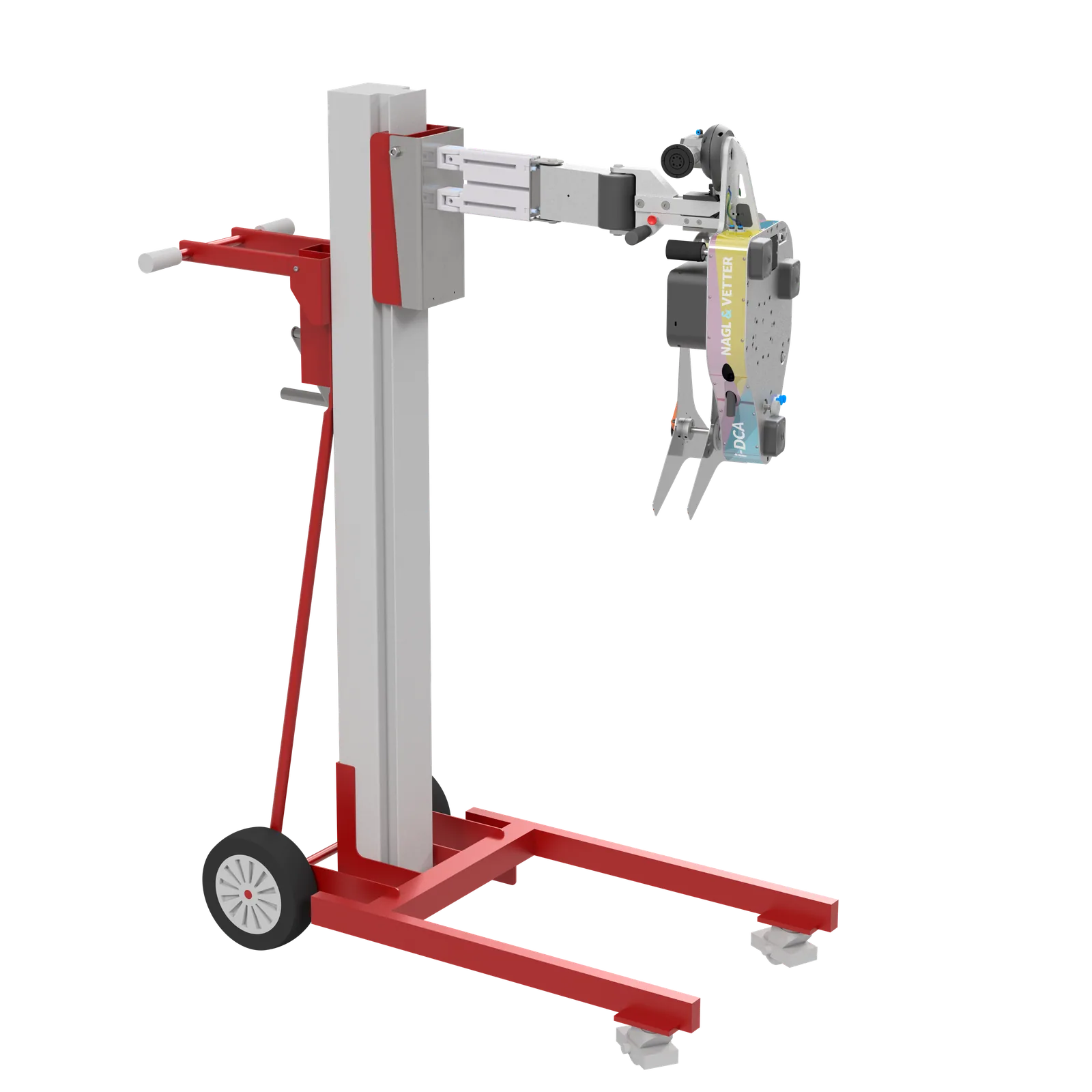 Mobile lifting device for the i-DCA system