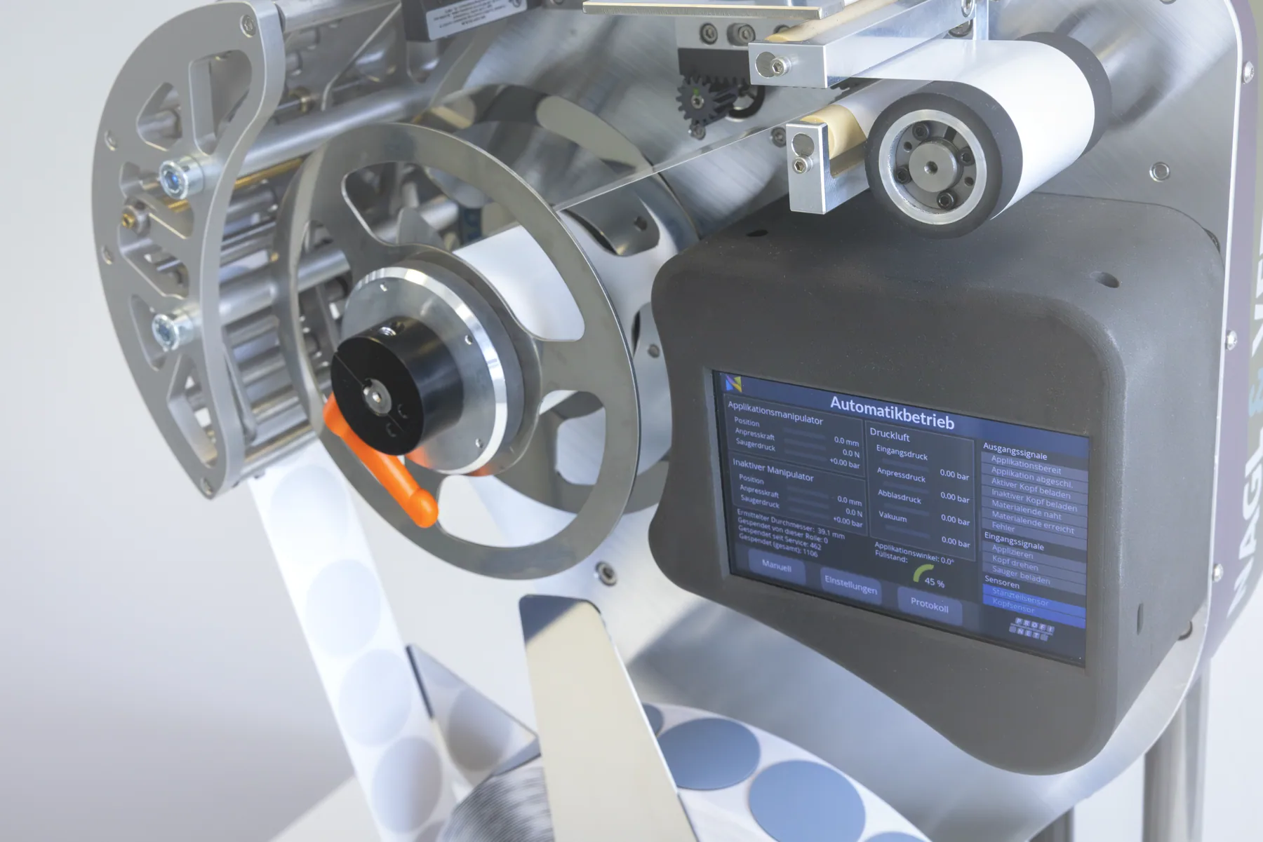 Process monitoring of the i-DCA system