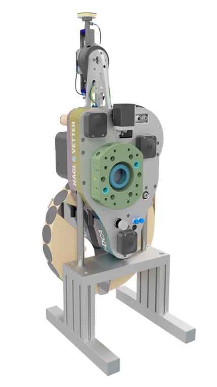 Tool storage unit holding an i-DCA tool