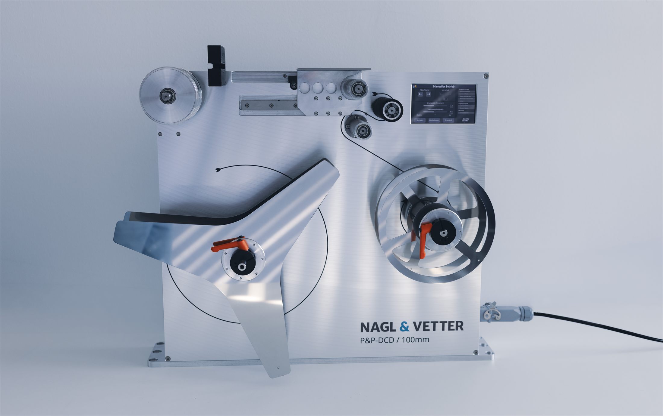 Front view of the P&P-DCD die-cut dispenser